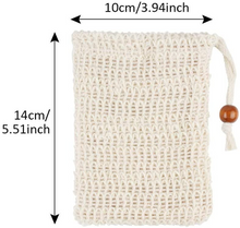 Load image into Gallery viewer, Natural Sisal Soap Pouch