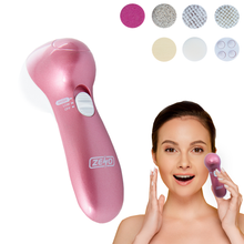 Load image into Gallery viewer, 7 in 1 ELECTRIC FACIAL FACE SONIC SPA CLEANSING BRUSH BEAUTY CLEANSER EXFOLIATE
