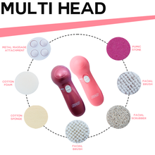 Load image into Gallery viewer, 7 in 1 ELECTRIC FACIAL FACE SONIC SPA CLEANSING BRUSH BEAUTY CLEANSER EXFOLIATE
