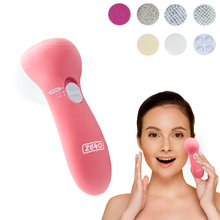 Load image into Gallery viewer, 7 in 1 ELECTRIC FACIAL FACE SONIC SPA CLEANSING BRUSH BEAUTY CLEANSER EXFOLIATE
